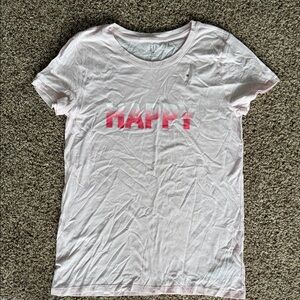 NWOT Women’s GAP Light Pink Crew Neck T-Shirt size Medium